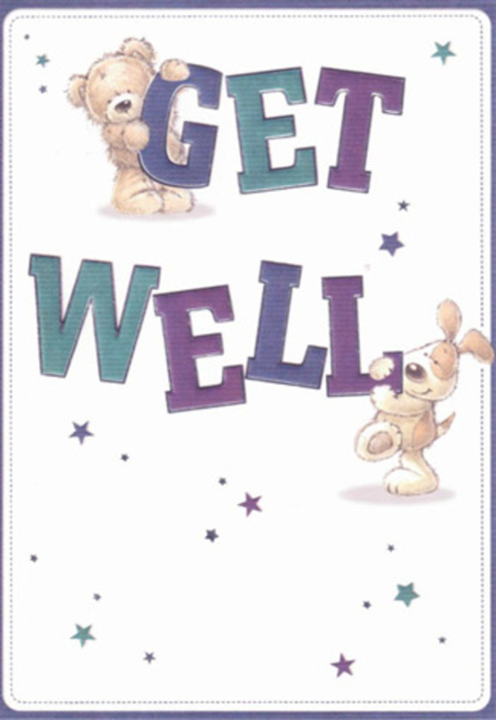 Drawn with an eye for detail and a heart for comfort, this get well card feels as nurturing as a bespoke bouquet curated in Shooter's Hill. Playful stars, twinkling in depths of indigo, teal, and soft lavender, swirl around two loving companions-a sleepy bear and a cheerful puppy-each tenderly engaged in passing on well wishes. Their rounded forms radiate a sense of tactile comfort, from the bear's plush fur to the puppy's velvety ears. The typography is bold, yet gentle, leaping off the canvas in jewel tones and accented by crisp white-a palette that mirrors the uplifting arrangements regularly crafted by local florists near Eaglesfield Park. The background, a pure wash of white, serves as the perfect canvas for these lively figures, giving the entire card an airy, healing mood. As I describe this scene to customers choosing a card to accompany a floral delivery from Flowers Shooter's Hill, I picture a touch of hope blooming in a loved one's hands. Much like the thoughtful assembly of scented fresh flowers, every detail here invites serenity and optimism, gently lifting the spirits of anyone on the path to recovery. Sending this card alongside a bouquet creates a duo of encouragement-a visible and heartfelt gesture rooted in the warm, supportive character of our community. Whether shared within your family or delivered to a dear friend, this image radiates the compassion and buoyancy so unique to Shooter's Hill.